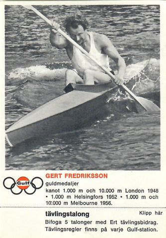 Gert Fredriksson en av Sveriges främsta olympier genom tiderna